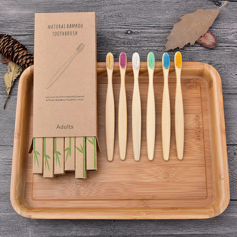 Tandborstar i bambu, flerpack - REA 30%
