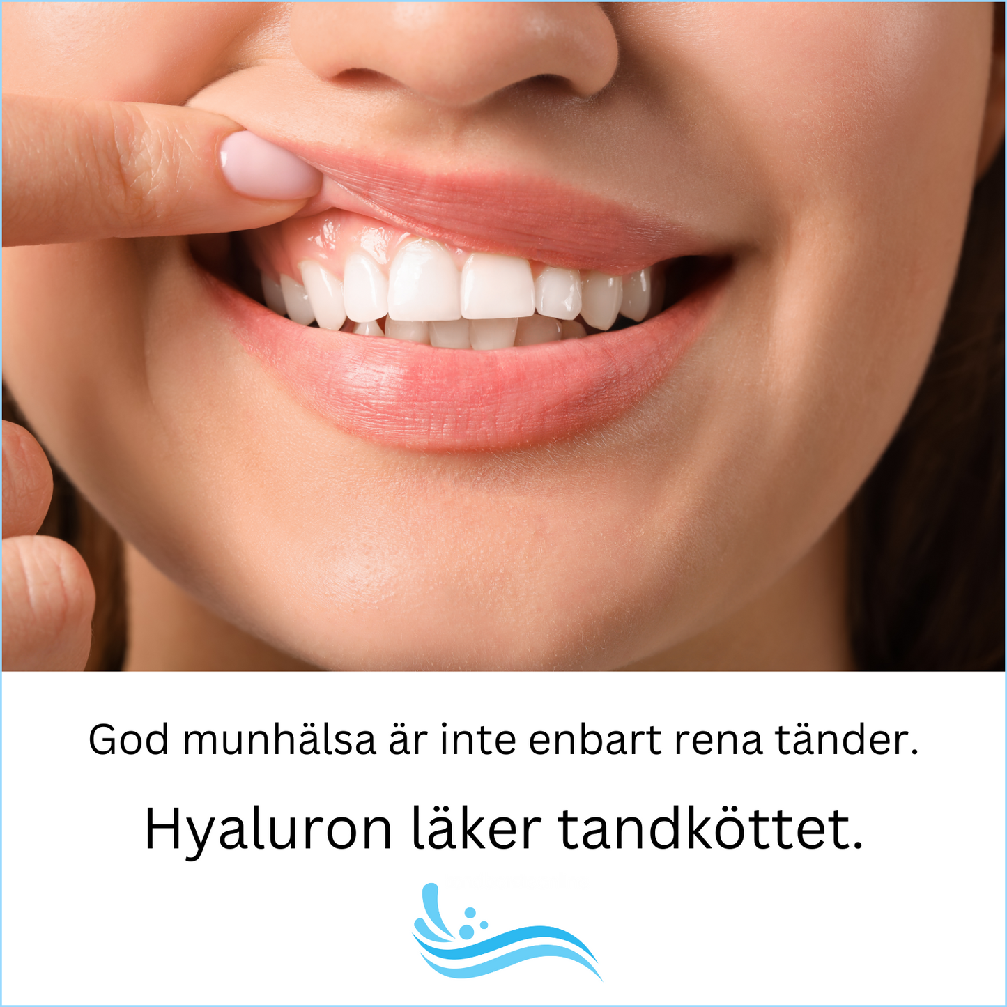 NYHET: Skum med hyaluronsyra för tandköttet