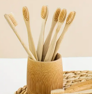 10-pack tandborstar av bambu: REA 30%