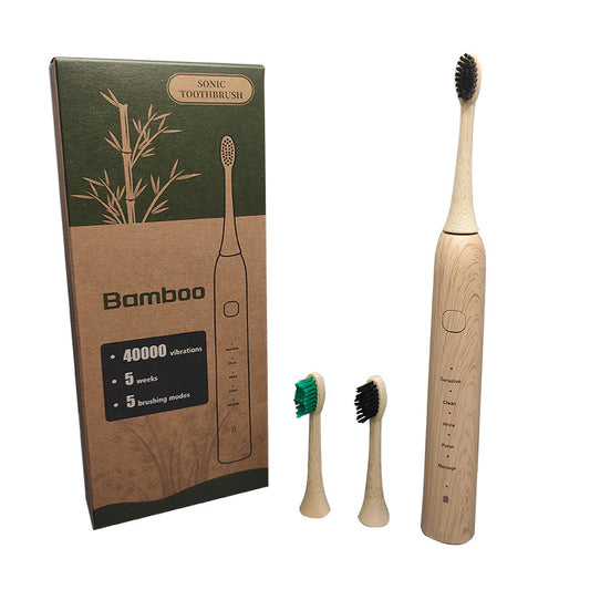NYHET!  Eltandborste i bambu REA 50%