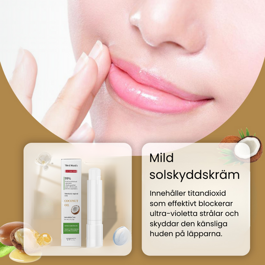 NYHET! Läppbalsam med kokosnötsolja och sheasmör